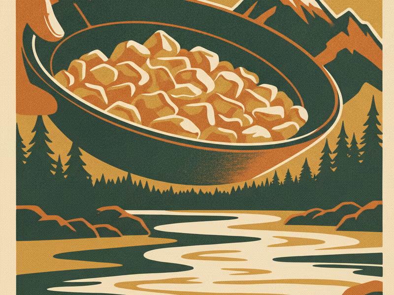 Gold Panner game — prospector pan with gold nuggets